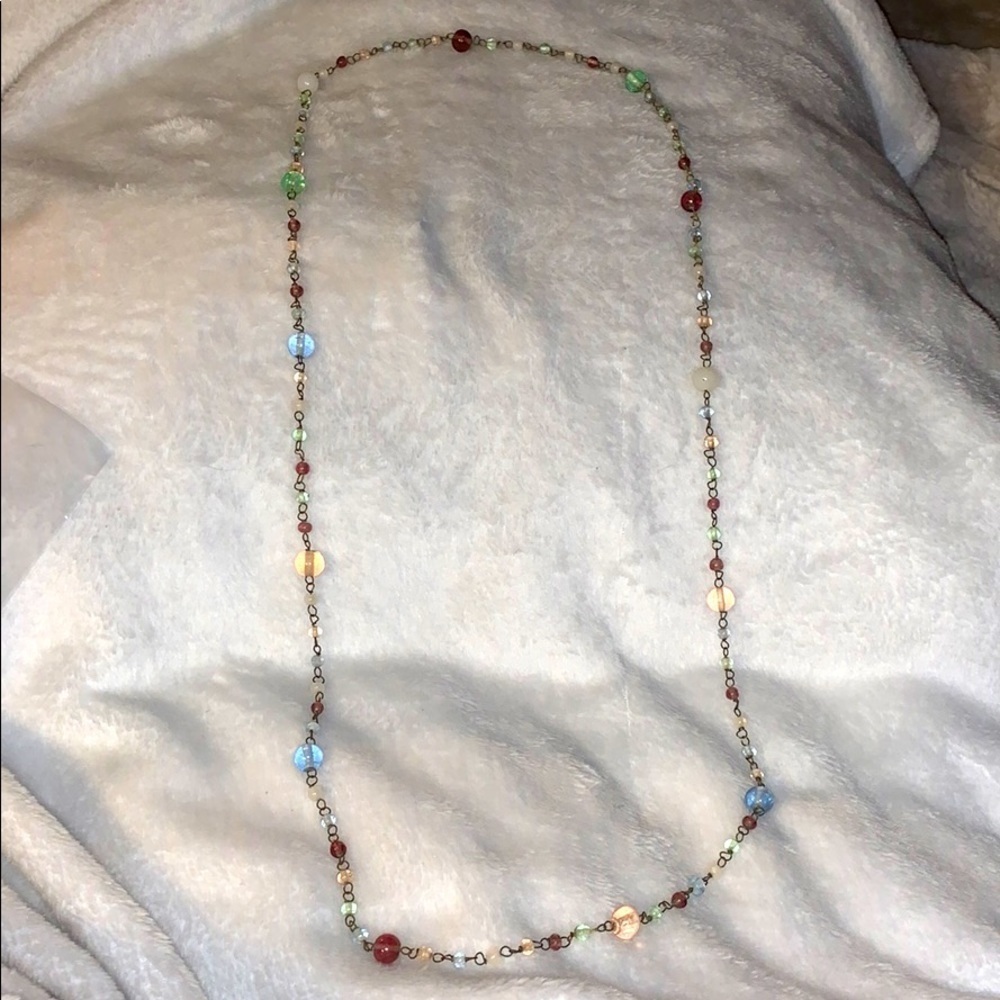 Vintage Delicate Chain of Glass Beads